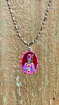Valentine, Hand-Painted Saint Medal, Patron of Lovers, Romance, and Pasion!