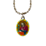Saint Alphonsus Medal - Hand-Painted on Italian Silver by Saints for Sinners