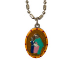 Saint Anna Medal - Hand-Painted on Italian Silver by Saints For Sinners