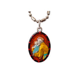 Saint Anthony of Padua Medal - Hand-Painted on Italian Silver by Saints For Sinners