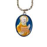 Blessed John Vercelli Medal - Hand-painted on imported Italian Silver by Saints for Sinners