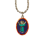 Divine Nino (Baby Jesus) Miraculous Medal - Hand-Painted on Italian Silver by Saints For Sinners