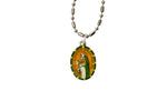 Saint Dominic Miraculous Medal - Hand-Painted on Italian Silver by Saints For Sinners