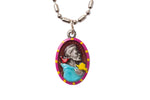 Saint Francis of Assisi Miraculous Medal - Hand-Painted on Italian Silver by Saints For Sinners