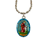 Saint Francis of Assisi Medal - Hand-Painted on Italian Silver by Saints For Sinners