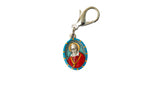 Saint Francis de Sales Miraculous Medal - Hand-Painted on Italian Silver by Saints For Sinners