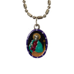 Saint Gabriel Posenti Medal - Hand-Painted on Italian Silver by Saints For Sinners