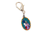 Saint Joan of Arc Miraculous Medal - Hand-Painted on Italian Silver by Saints For Sinners
