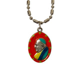 Pope John XXIII Saint Medal - Hand-painted on imported Italian Silver by Saints for Sinners