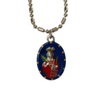 Saint Lawrence Lorenzo Medal - Hand-Painted on Italian Silver by Saints For Sinners