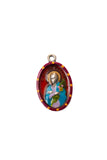 Saint Maria Goretti Medal - Hand-Painted on imported Italian Silver by Saints For Sinners