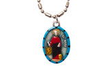 Saint Mark Medal Necklace - Hand-painted on imported Italian Silver by Saints For Sinners