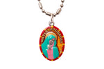 Mater Dolorosa 'Our Lady of Sorrows' Miraculous Medal - Hand-Painted on Italian Silver by Saints For Sinners