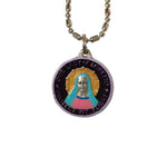 Our Lady of Loretto Medal - Hand-Painted on imported Italian Silver by Saints For Sinners