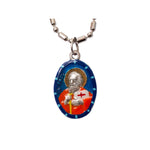 Saint Paul the Apostle Medal Necklace - Hand-painted on imported Italian Silver by Saints For Sinners