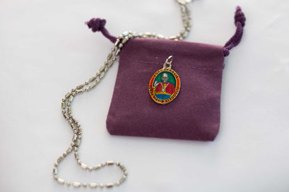 Pope Francis #2, Hand - Painted Medal, The People’s Pope, Catholic Renaissance - Rob Clemenz SaintsforSinners