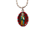 Saint Servatius Medal - Hand-Painted on imported Italian Silver by Saints For Sinners