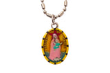 Stella Maris Medal Necklace - Hand-painted on imported Italian Silver by Saints For Sinners