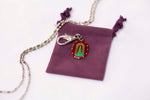 Our Lady of Loretto Medal - Hand-Painted on imported Italian Silver by Saints For Sinners